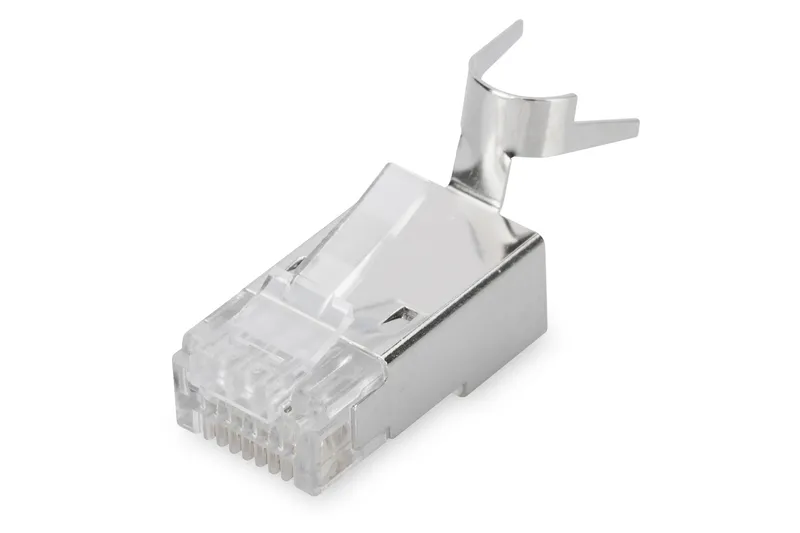 Digitus CAT 6A modular plug for round cable. shielded. 100 pcs.