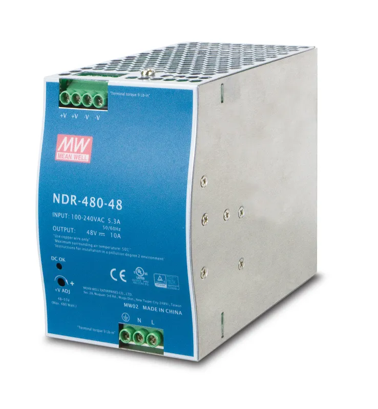 PLANET PWR-480-48 power supply unit 480 W Blue. Grey