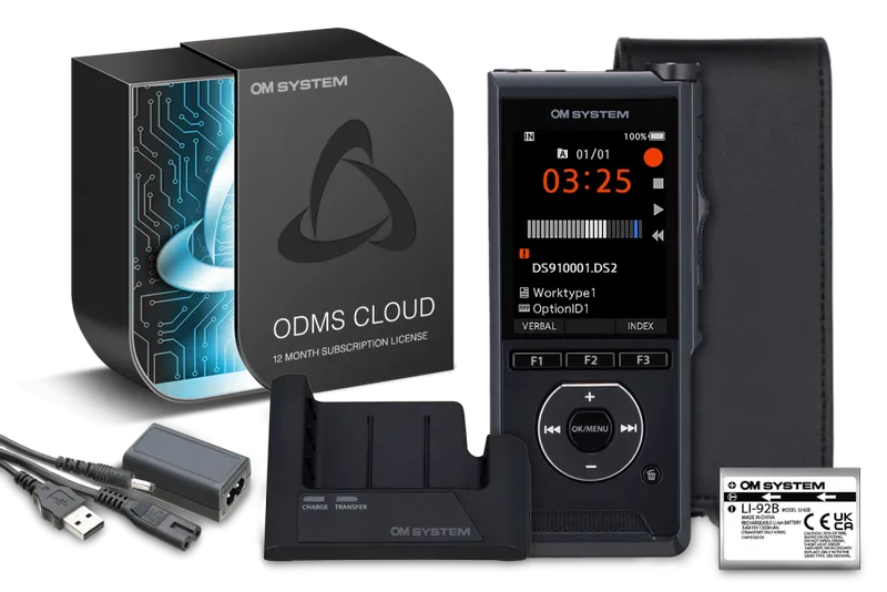 Olympus OM DIGITAL DS-9100 Premium Kit with ODMS Cloud and FREE ODMS S