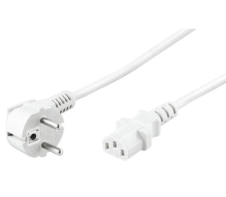 Microconnect PE010430W power cable White 3 m Power plug type E+F C13 c