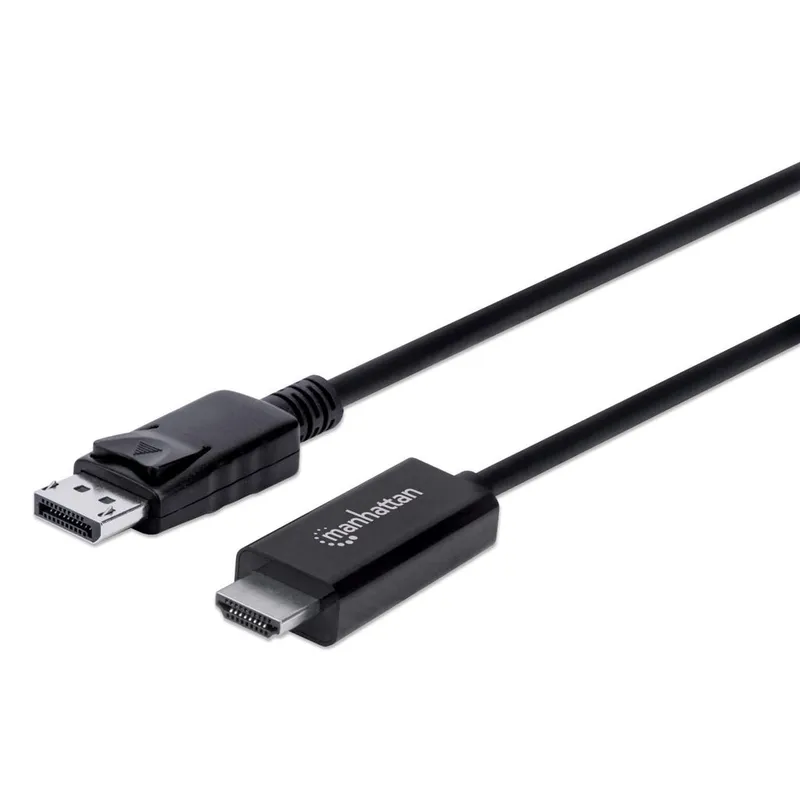 Manhattan DisplayPort 1.2 to HDMI Cable. 4K@60Hz. 3m. Male to Male. DP