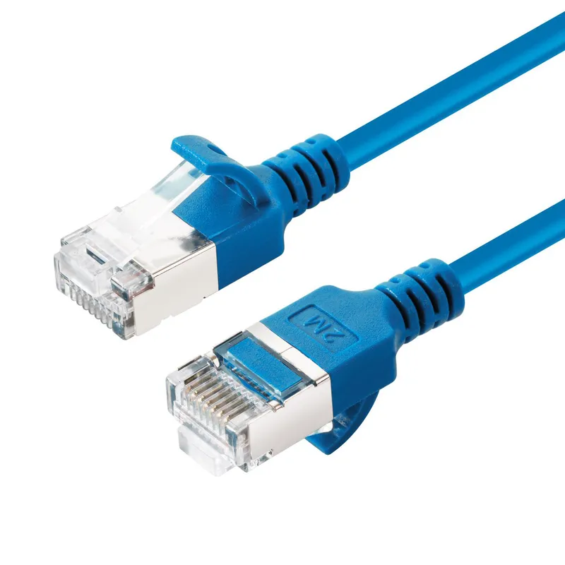 Microconnect V-FTP6A075B-SLIM networking cable Blue 7.5 m Cat6a U/FTP