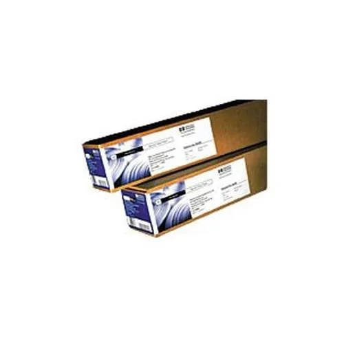 HP Special Inkjet Paper-610 mm x 45.7 m (24 in x 150 ft). Finish type: Matte Media weight: 90 g/m Weight: 2.79 kg. Package weight: 3.35 kg. Package dimensions (WxDxH): 111 x 111 x 651 mm