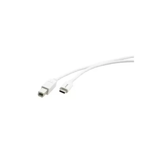 Kramer Electronics C-USB/CB-10 USB cable USB 2.0 3 m USB C USB B 0.48 Gbit/s White