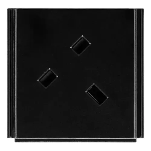 AMX HPX-P250-PC-UK outlet box Type G (UK) Black