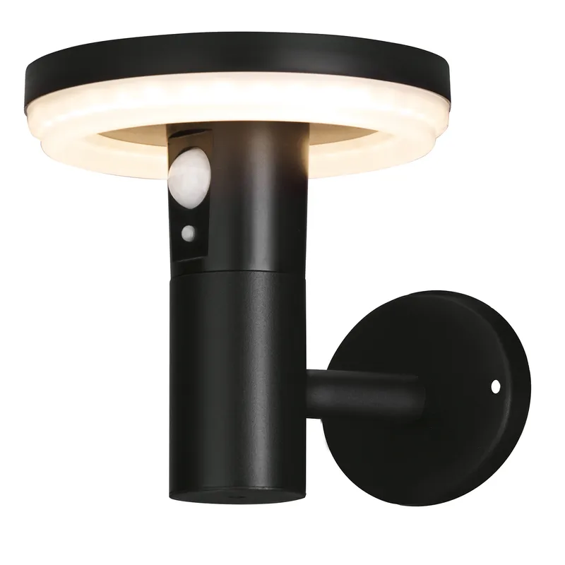 4lite Antheia Solar IP54 Die-Cast Aluminium LED Outdoor Wall Light wit