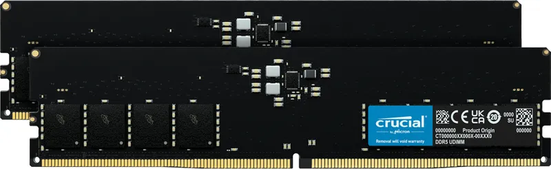 Crucial CT2K64G56C46U5 memory module 128 GB 2 x 64 GB DDR5 288-pin DIM