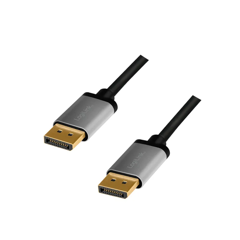 LogiLink CDA0101 DisplayPort cable 2 m Black. Grey