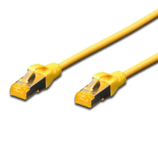 FDL 0.25M CAT.6a 10Gb S-FTP LSZH PATCH CABLE - YELLOW