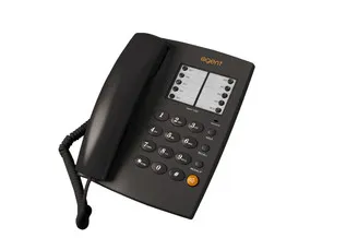 AGENT 1000 Basic Telephone in black AG01-0001