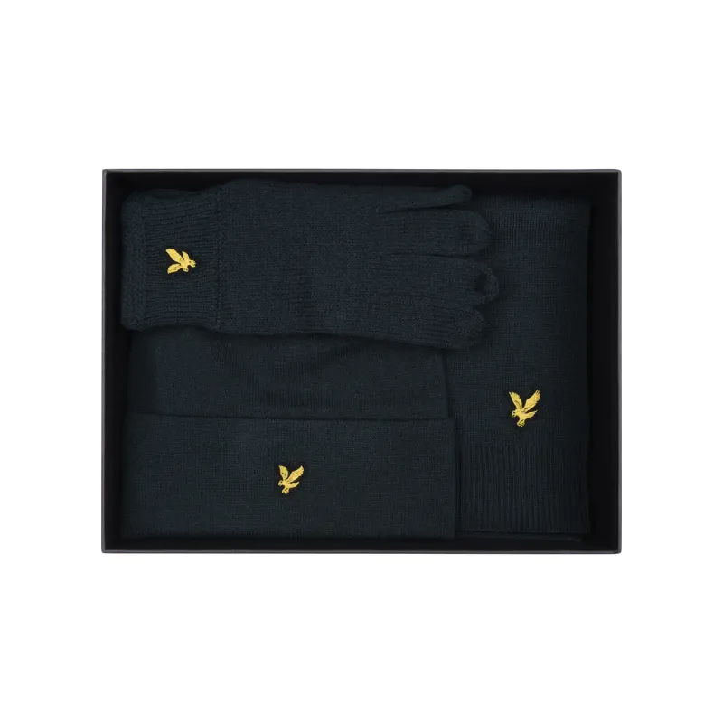 Lyle & Scott Gift Scarf and Beanie Set