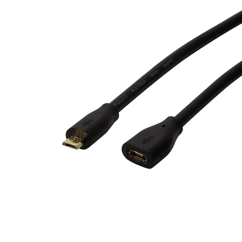 LogiLink CU0123 USB cable USB 2.0 2 m Micro-USB B Black