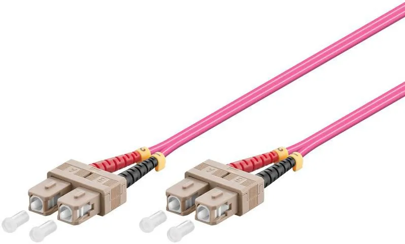 Microconnect FIB222010-4 InfiniBand/fibre optic cable 10 m SC Pink