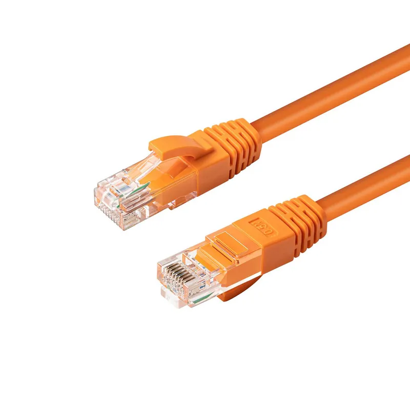 Microconnect MC-UTP6A01O networking cable Orange 1 m Cat6a U/UTP (UTP)