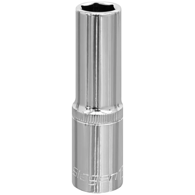 Siegen 1/2" Drive Deep Hexagon WallDrive Socket Metric