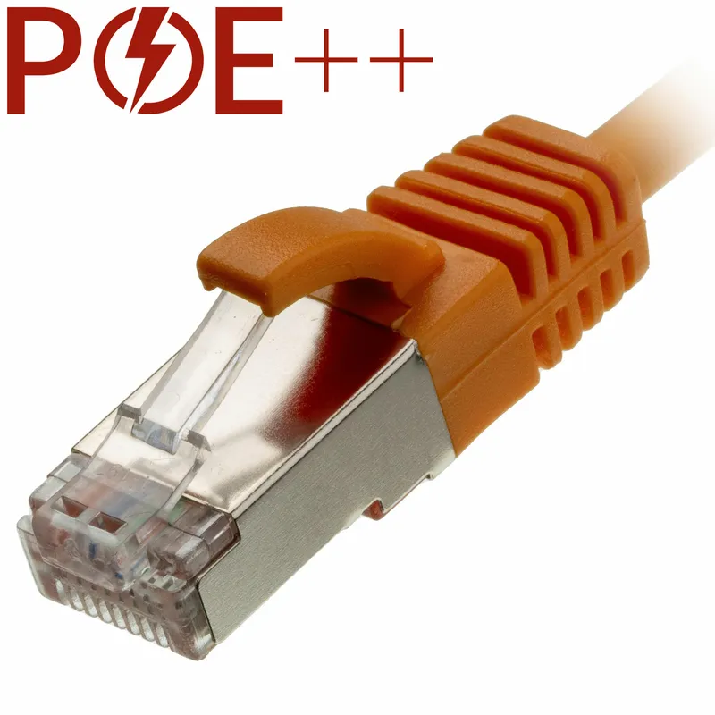 Cablenet 2.5m Cat6a RJ45 Orange U/FTP LSOH 30AWG Slim Snagless Booted