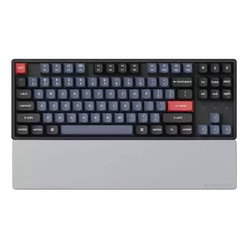 Keychron PR66. Product colour: Grey Material: Silicone Compatibility: K8 / K8 Version 2 / K8 Pro / C1 / C1 Pro / L4. Width: 358 mm Depth: 79.5 mm Height: 18 mm. Quantity per pack: 1 pc(s)