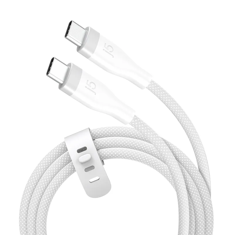 j5create JUCX18L18W USB-C® 60W Ultra Soft Double-Braided Fast Charging