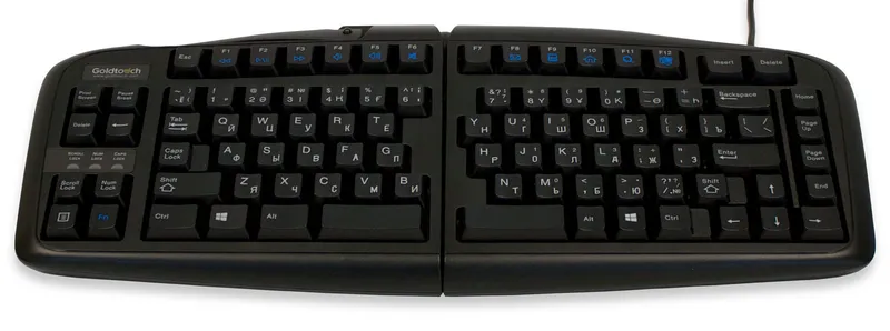 Goldtouch Whilst Stocks Last - Goldtouch Keyboard Cyrillic Russian lay