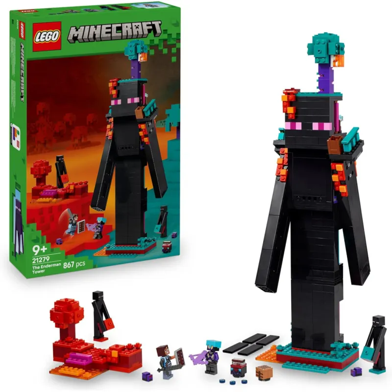 Lego Minecraft 21279 The Enderman Tower Buildable Playset for Ages 9+