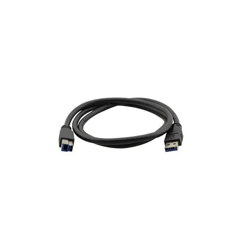 Kramer Electronics 6ft USB3.0-A - USB3.0-B USB cable USB 3.2 Gen 1 (3.1 Gen 1) 1.8 m USB A USB B 5 Gbit/s Black