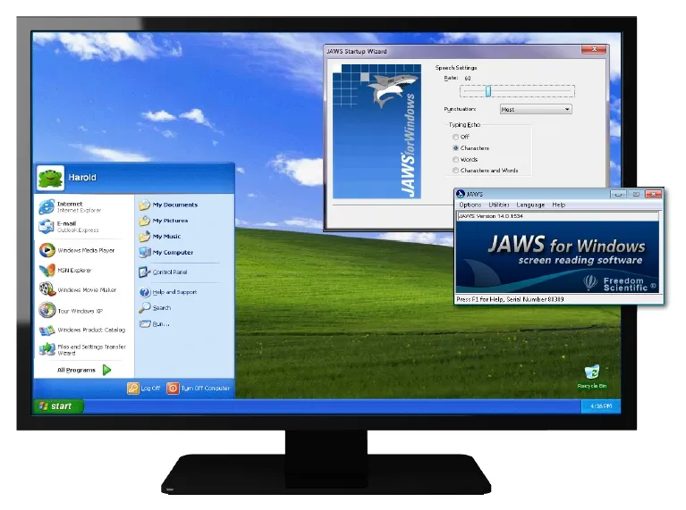 Freedom Scientific Jaws Professional -Single User - Includes 24 month