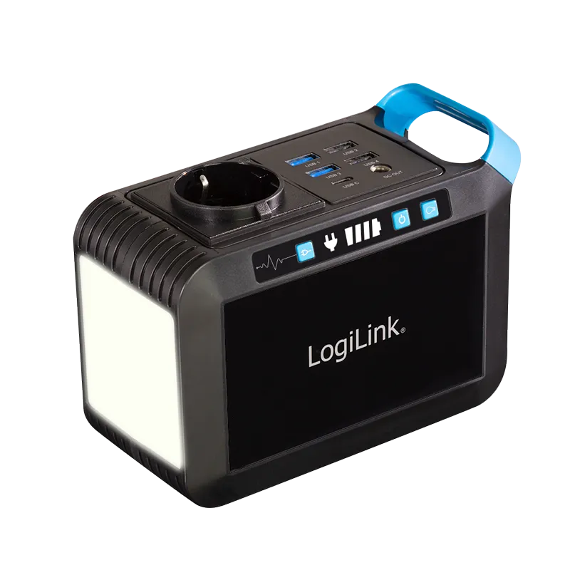 LogiLink Portable power station. 80W