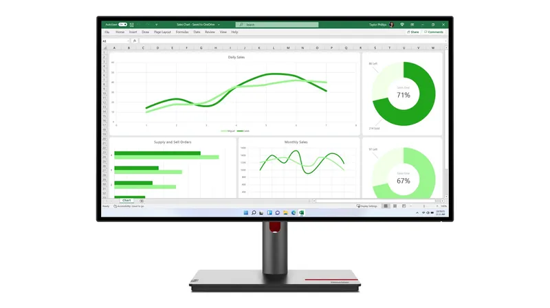 Lenovo ThinkVision P27q-30 computer monitor 68.6 cm (27") 2560 x