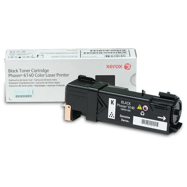 Xerox 106R01480 Toner cartridge black. 2.6K pages/5% for Xerox Phaser