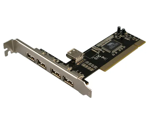 LogiLink 4+1-port USB 2.0 PCI Card interface cards/adapter