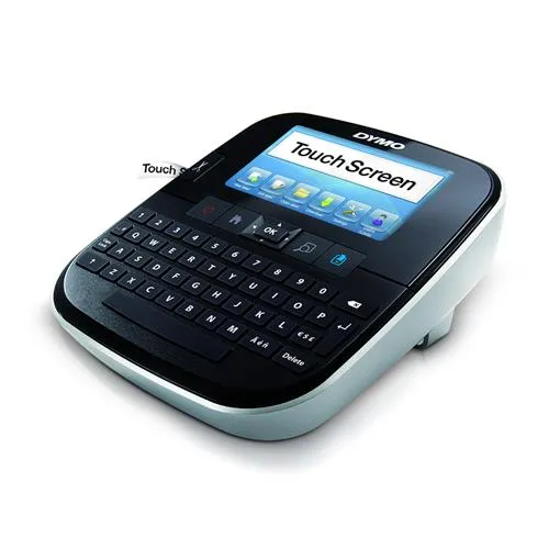 DYMO LabelManager Label Manager 500TS Touch Screen Handheld Label Maker | QWERTY Keyboard | Full Colour with PC/Mac Connection