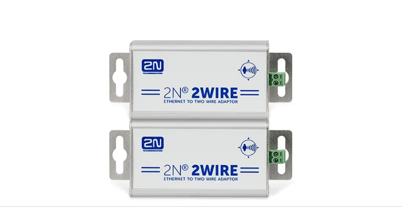 2N 2WIRE-SET OF 2 ADAPTORS signal converter Aluminium. Metallic