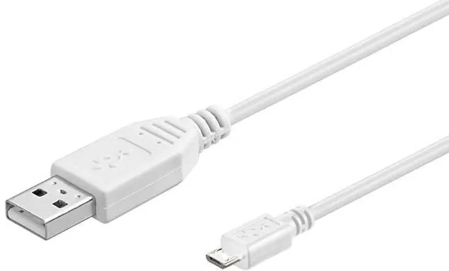 Microconnect USBABMICRO5W USB cable USB 2.0 5 m USB A Micro-USB B Whit