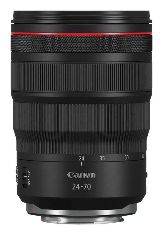 Canon RF 24-70 mm F2.8L IS USM Camera Lenses. Black
