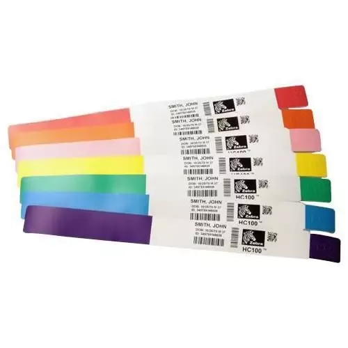 Zebra Z-Band Splash Wristband White Self-adhesive printer label