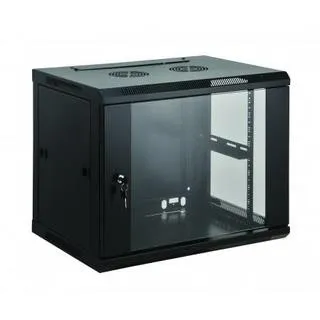 Intellinet 10" Network Cabinet - Wall Mount (Standard) 6U 300mm Deep Black Assembled Max 60kg Suitable also for use on desk or floor Usable Depth 265mm Metal & Glass Door Back PanelRemoveable SidesParts for wall install (eg screws/rawl plu