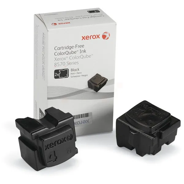 Xerox 108R00934 Dry ink in color-stix black twin pack. 2x4.3K pages Pa
