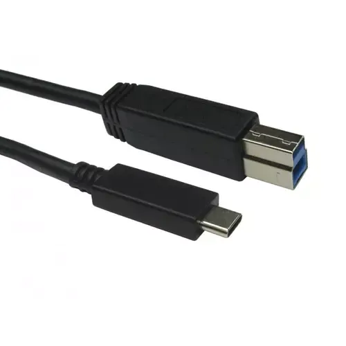 Cables Direct USB3C-981B USB cable USB 3.2 Gen 2 (3.1 Gen 2) 1 m USB B USB C 10 Gbit/s Black