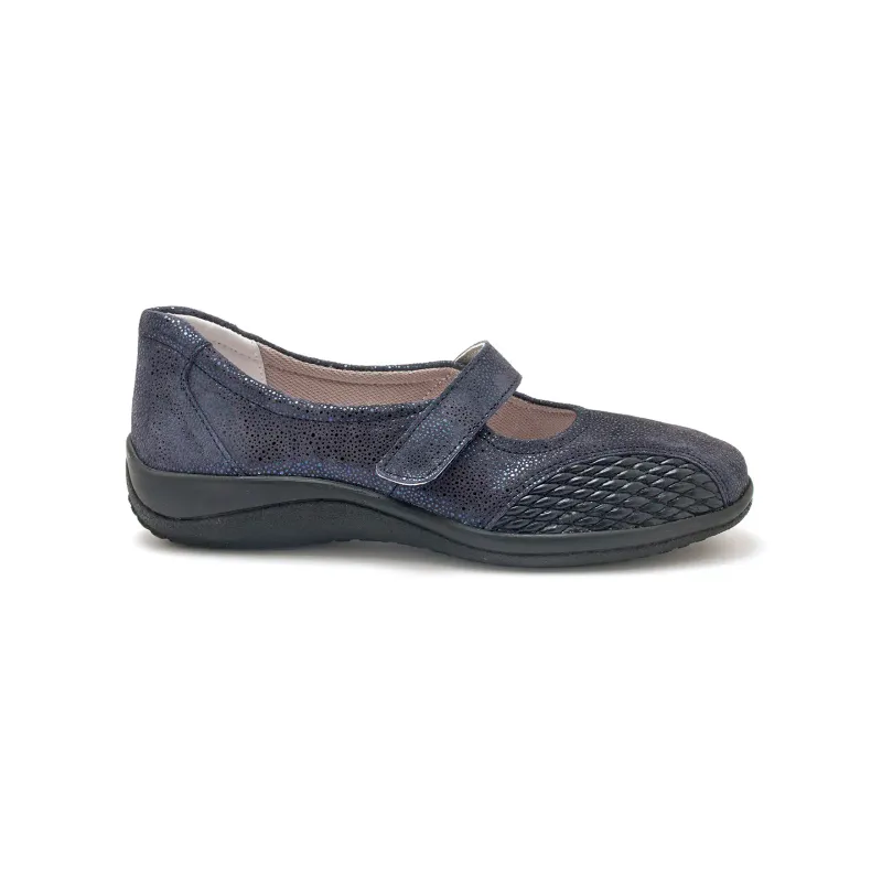 Leather Ballet flats woman Pédiconfort