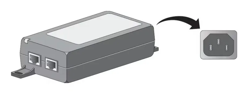 Cisco CW-INJ-8 PoE adapter 10 Gigabit Ethernet 56 V