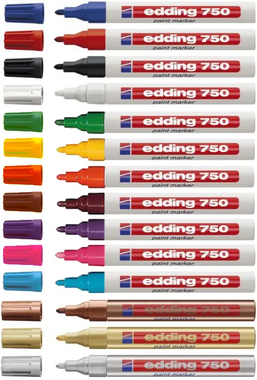 Edding 750 Yellow 10 pc(s)