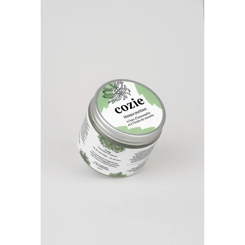 Purifying face mask with witch hazel water and hazelnut oil Cozie 100ml