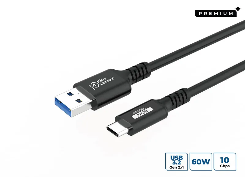 Microconnect USB3.2AC025 USB cable USB 3.2 Gen 2 (3.1 Gen 2) 0.25 m US