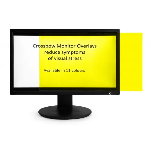 Crossbow Education Monitor Overlay Yellow - 24 Widescreen (299 x 529 m