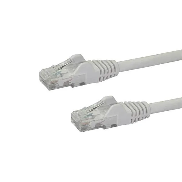 StarTech.com 50cm CAT6 Ethernet Cable - White CAT 6 Gigabit Ethernet W