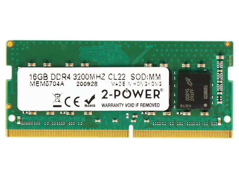 2-Power 2P-CT16G4SFRA32A memory module 16 GB 1 x 16 GB DDR4 260-pin SO