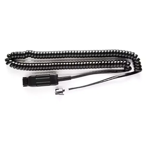 V7 BL-12+P telephone cable 2 m Black