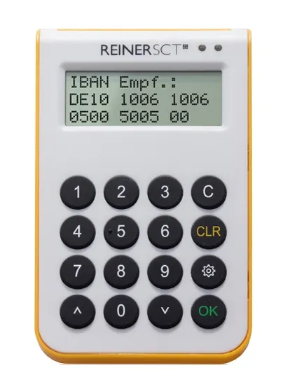 Reiner SCT cyberJack one smart card reader USB White. Yellow