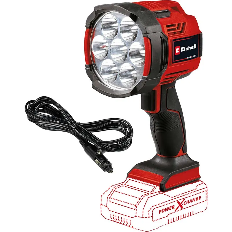 Einhell TE-CL 18/2500 LiAC 18v Cordless / 12v Hybrid Searchlight Torch