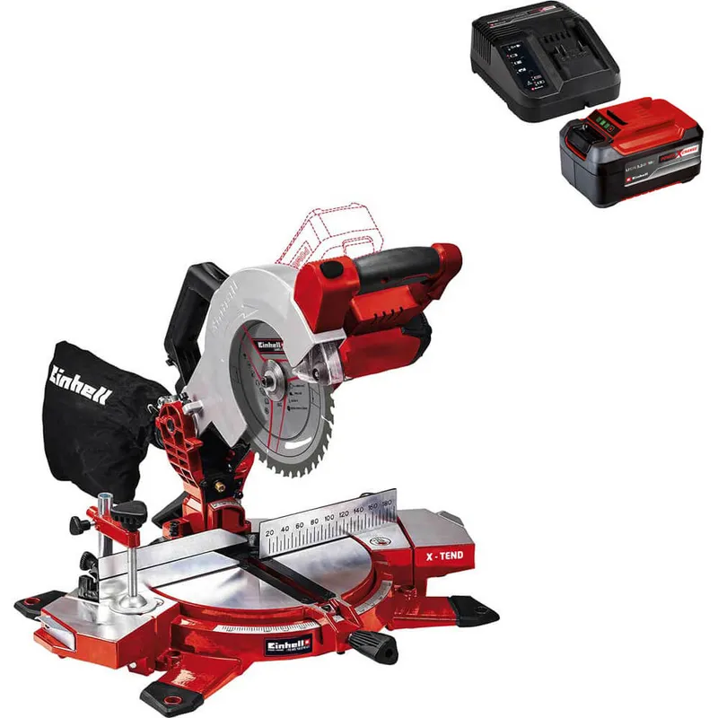 Einhell TE-MS 18/210 Li 18v Cordless Compound Mitre Saw 210mm